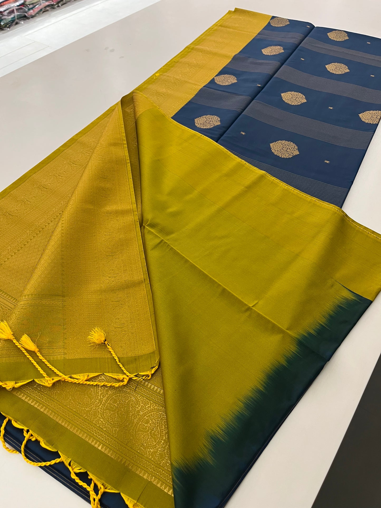 Semi Kanchi silk saree