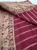 Premium Laser Chiffon Saree-M15