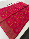 Premium Jute Tussar Fancy Saree-J9