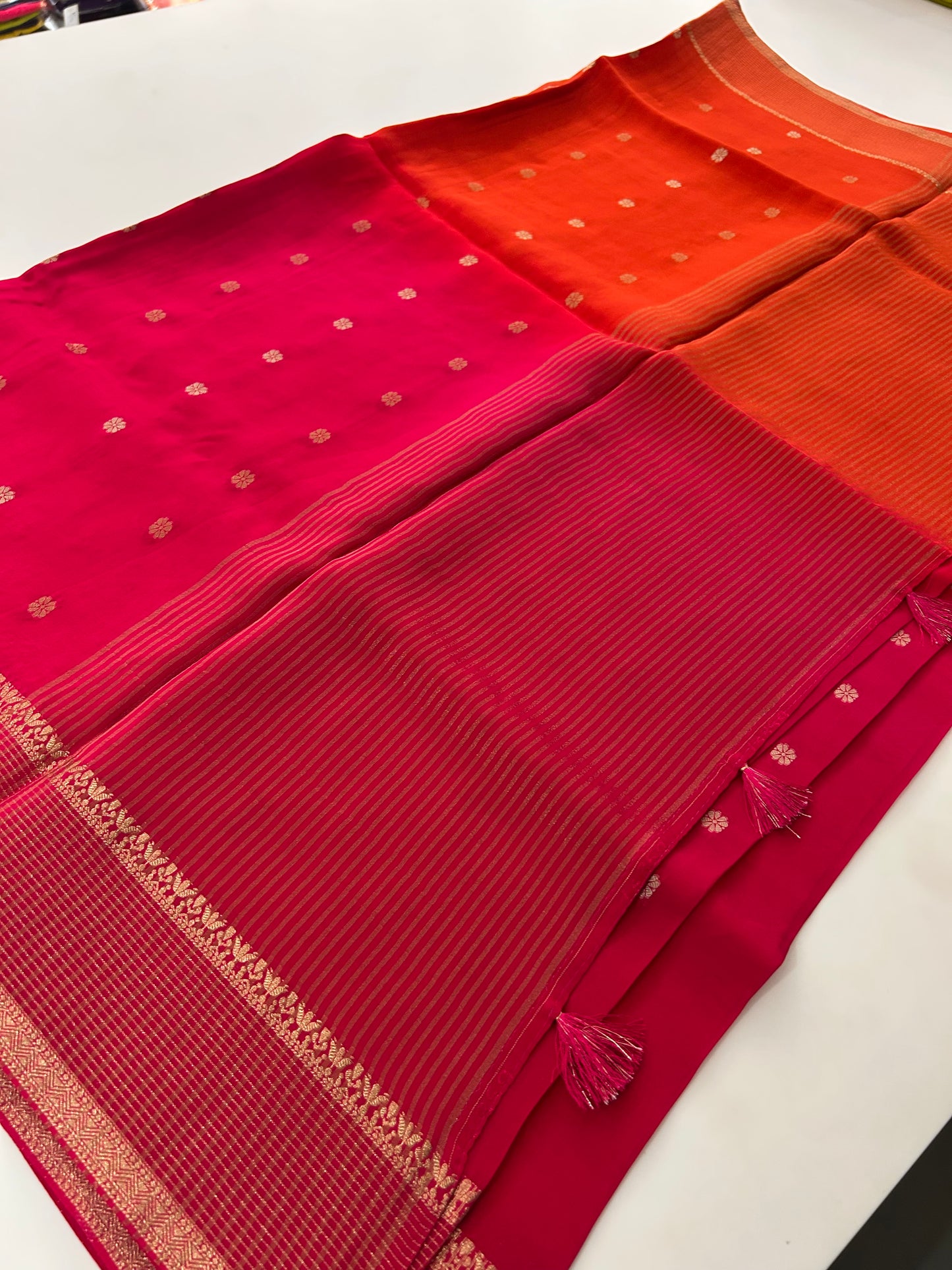 Banarasi Viscose Fancy Saree-M18