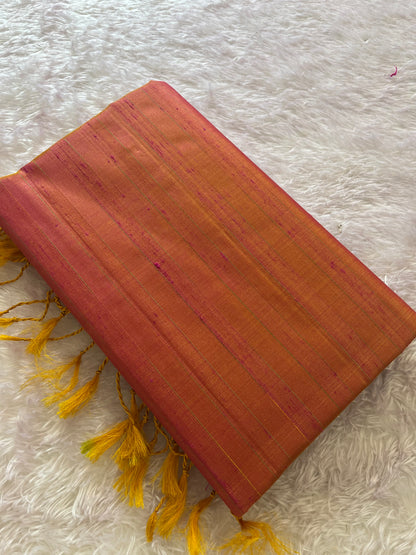 Jute Kanchi Silk Saree