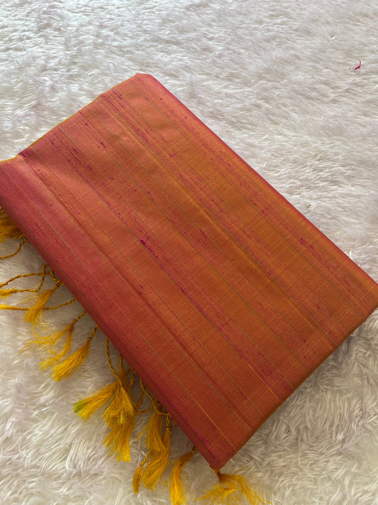 Jute Kanchi Silk Saree