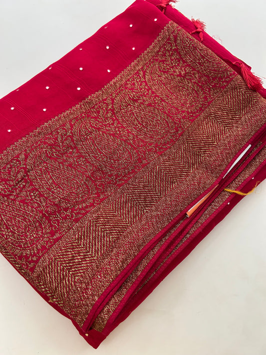 JUTE TUSSAR PREMIUM WITH MIRROR WORK-22