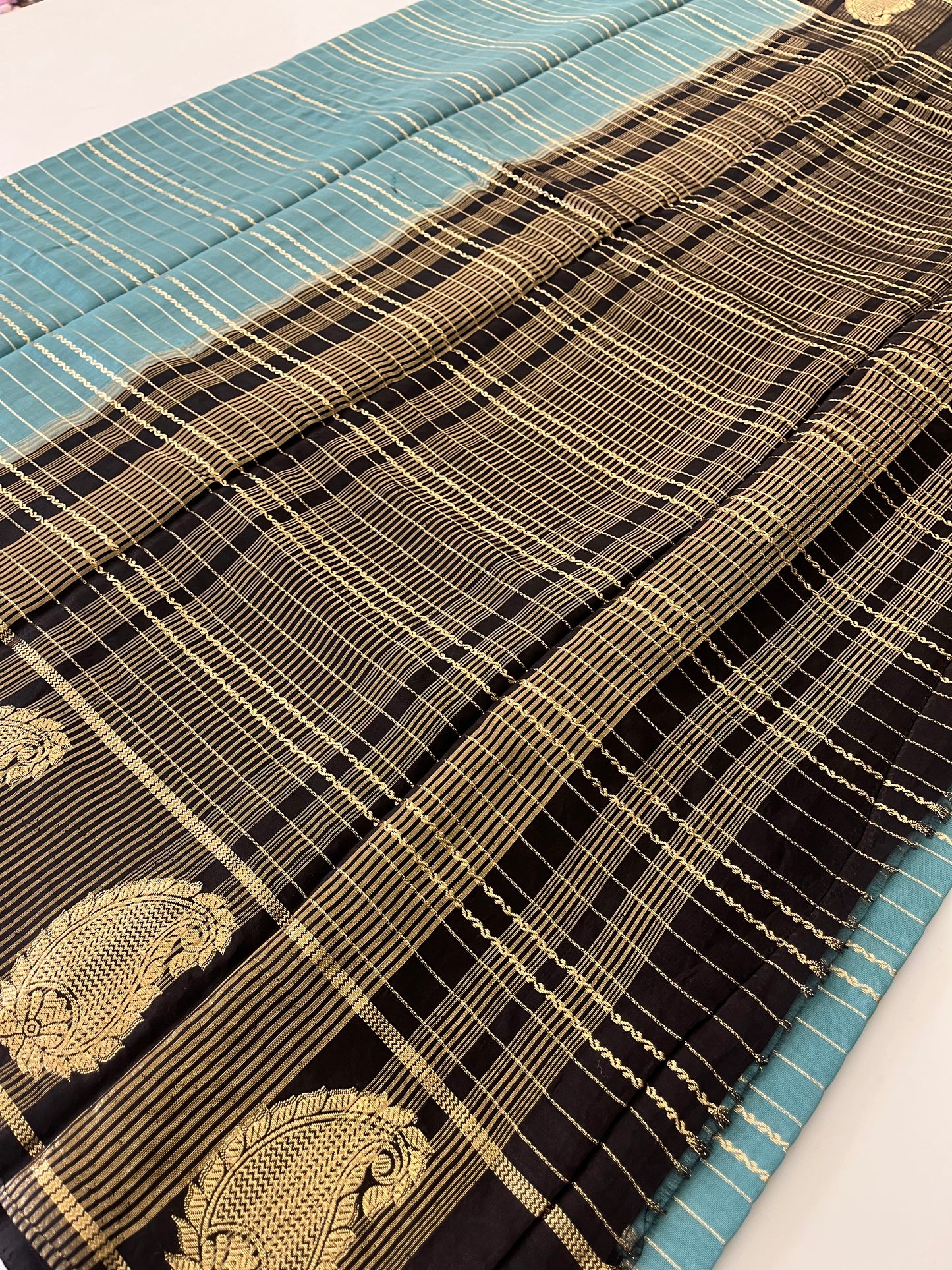 Semi Mysore silk new design