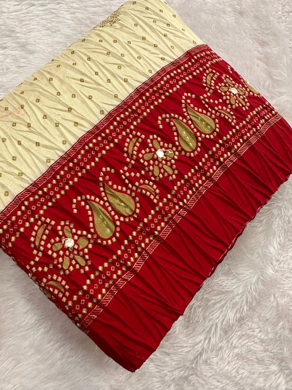 Crush Patola Fancy Saree-JU5