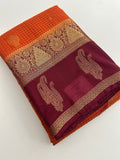 Semi Mysore Silk Saree-JU31