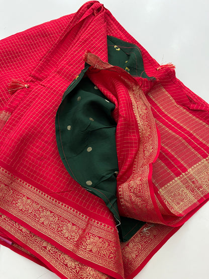 Ju 12 Banarasi Crepe