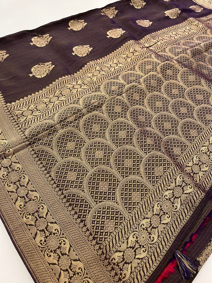 Banarasi tissue silk