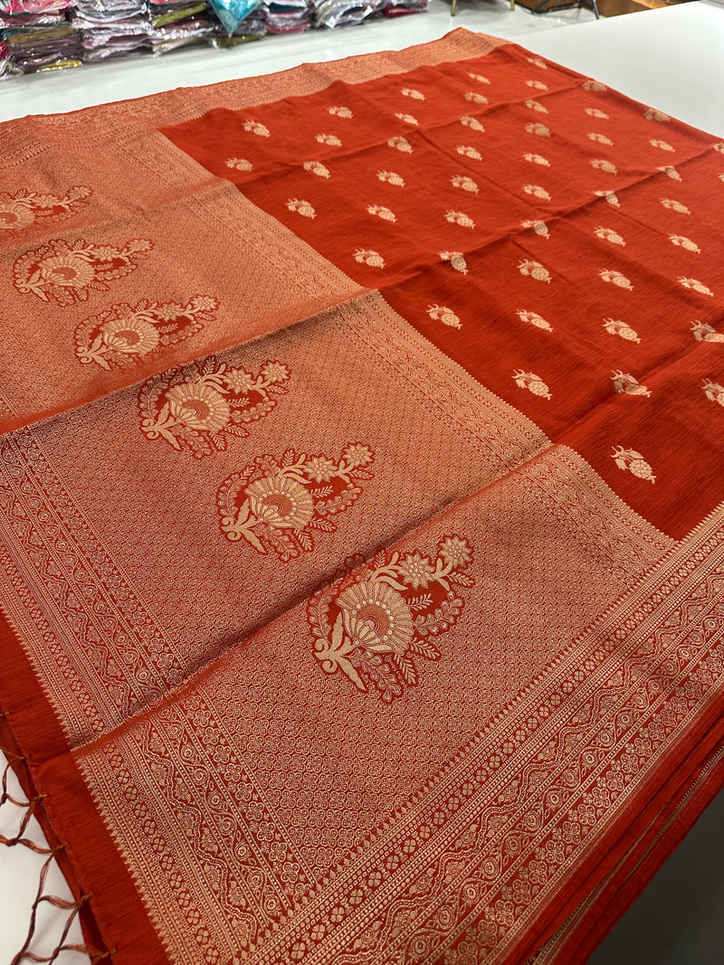 Venkatagiri Soft Cotton Saree- JU28