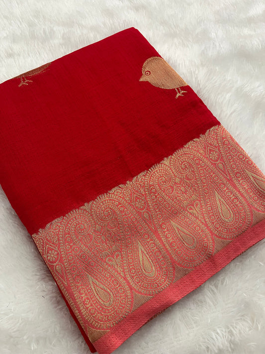 Crape Sparrow Buttas Fancy -F8