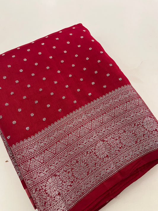 Banarasi silver butties