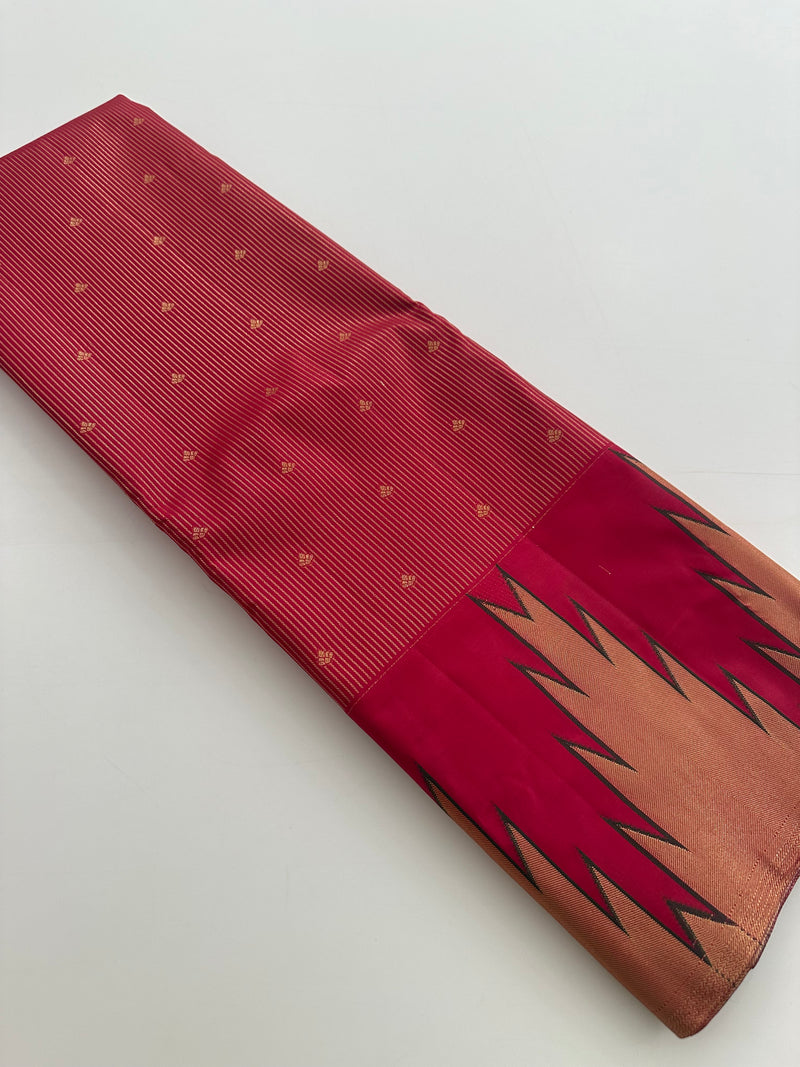 Kanchi Semi Silk Tissue Brocade-JU10