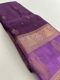 Semi Mysore Silk Saree-JU31