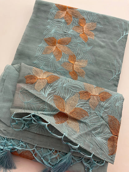 209 BUTTER SILK SAREE