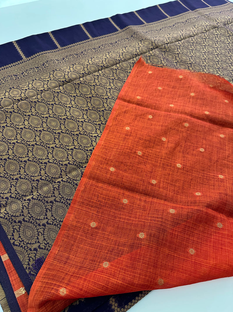 South Cotton Fancy Saree-JU28