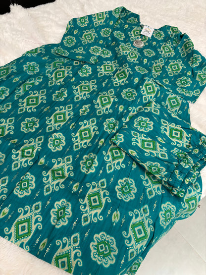 Office Wear Kurti With Pendant