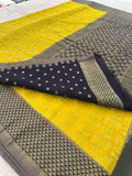 Beautiful Soft Georgette Sarees In Full Garuda Buttas-Ju21