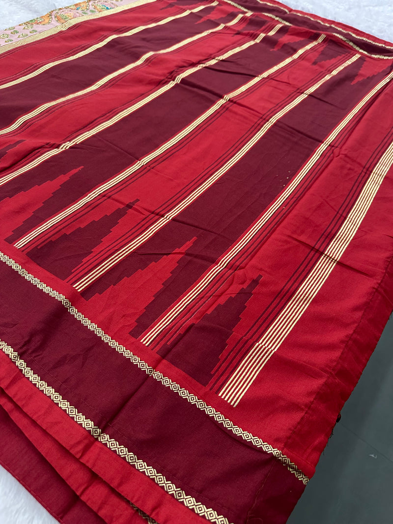 Pichwai Silk Printed-JU3