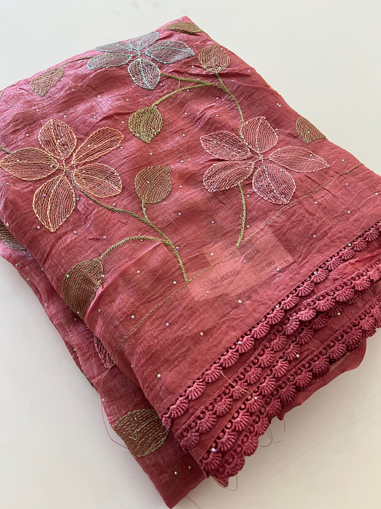 Soft organza fancy saree