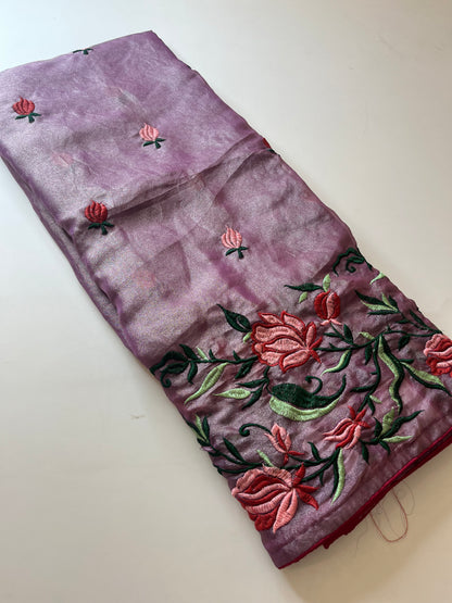 Designer Simmer Fancy Saree