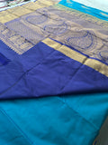 Semi Kanchi Silk Saree-(Ju2)