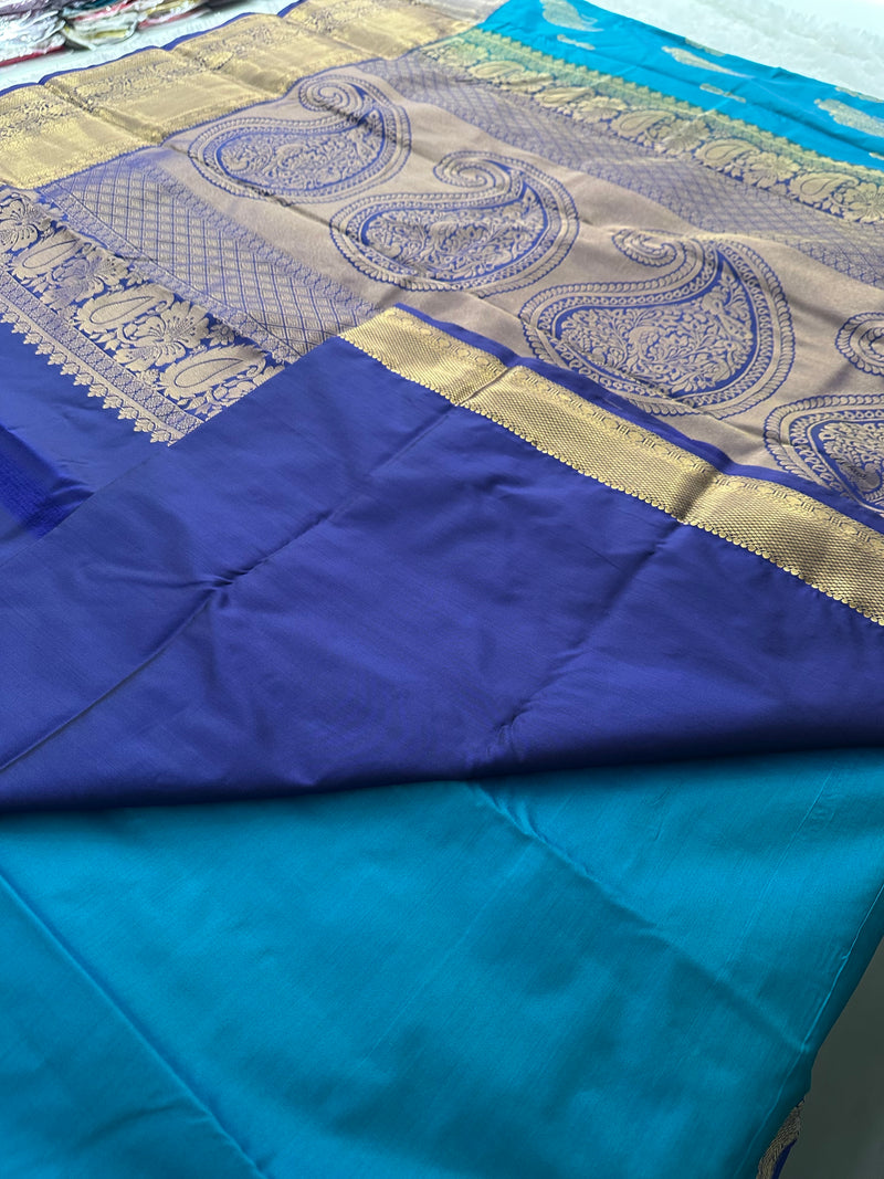 Semi Kanchi Silk Saree-(Ju2)