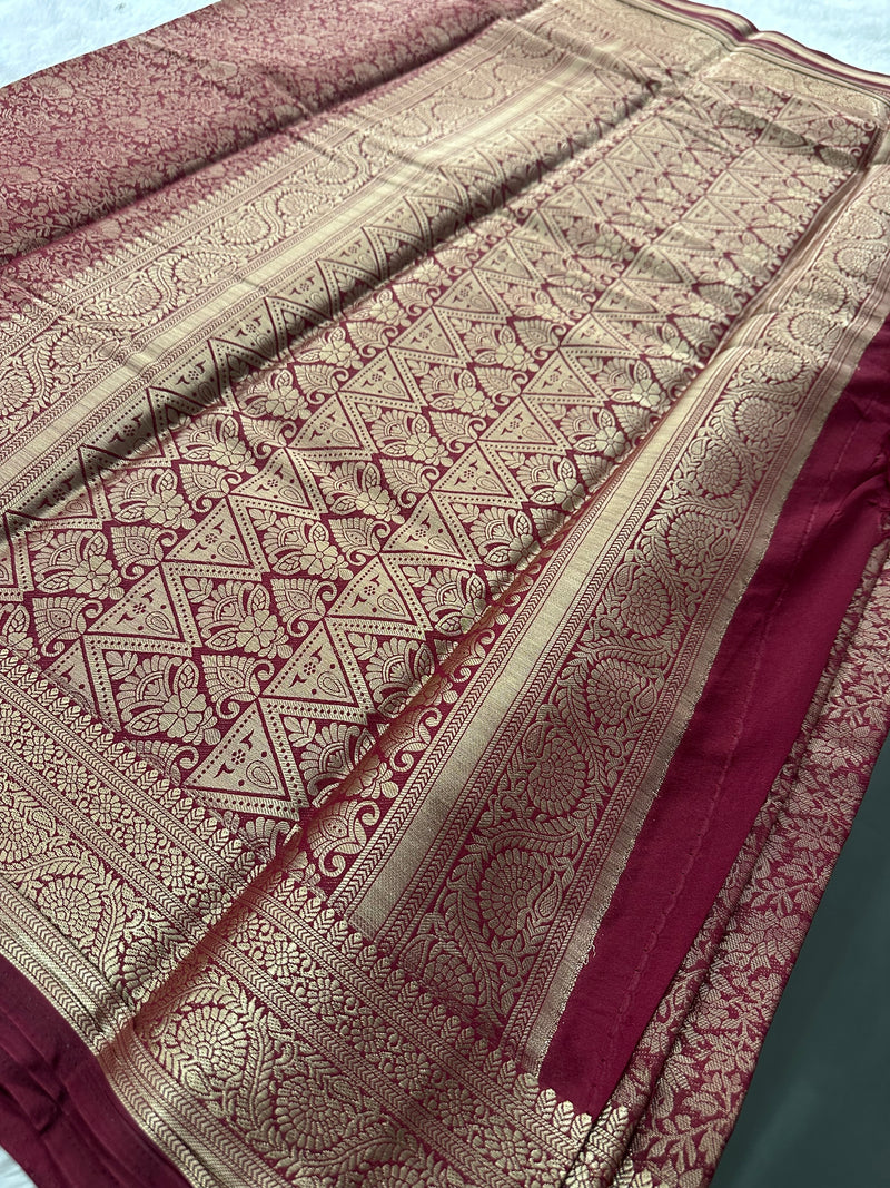 Banarsi Georgette Brocade-JU8