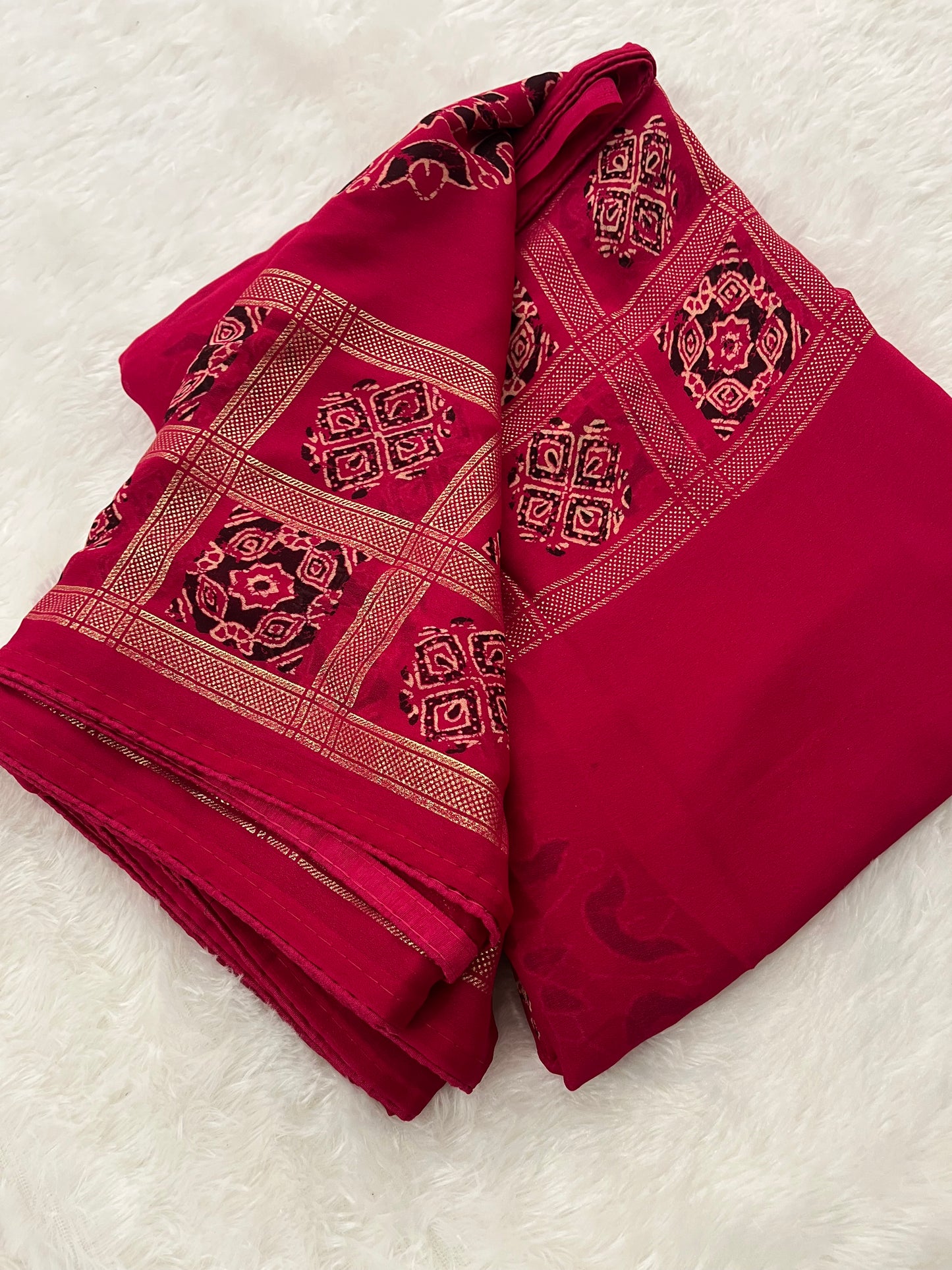 Bandhini Crape Chiffon