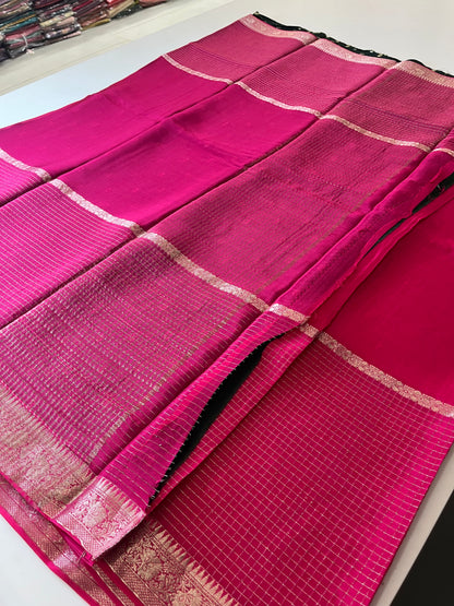 Banarasi Crape Checks