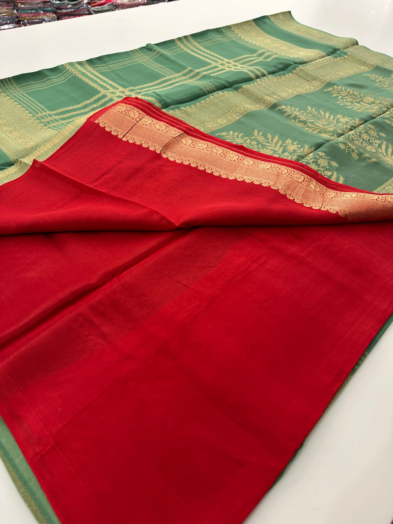 Premium Semi Mysore silk🌹-AU9