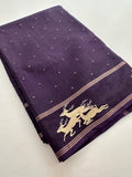 Premium Tussar Work Gold weaving BUTTAS -M25