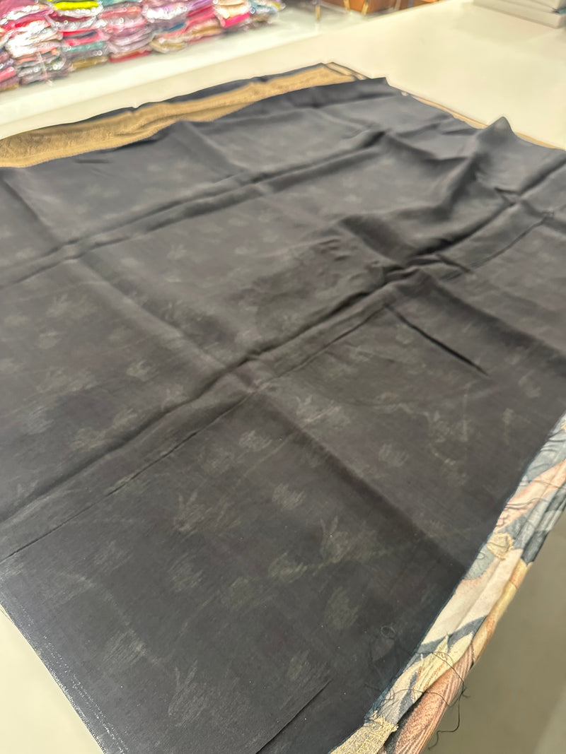 Viscose Digital Print Saree-J29