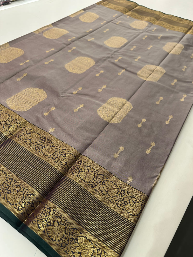 Semi Kanchi Silk Saree-J24