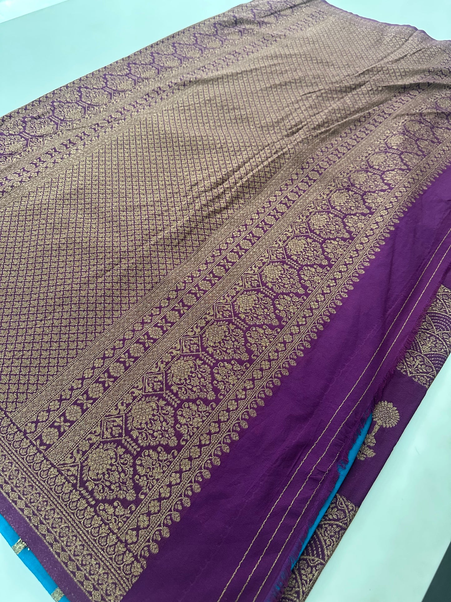 Kalamkari Tussar Printed-M26
