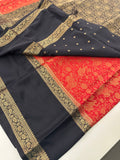 Banarsi Brocade Crape-J5