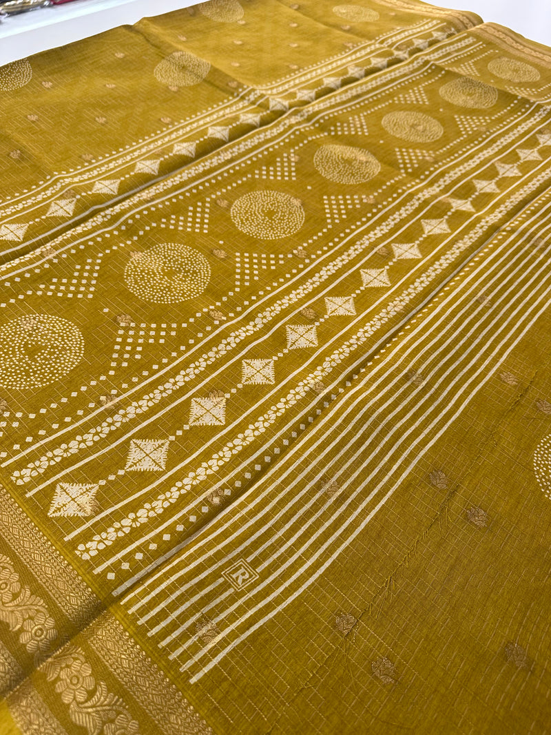 Tussar Fancy Saree -J22
