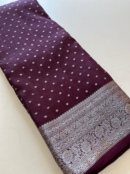 Silver Butties Banarasi Viscose