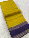 Tussar Viscose Fancy Saree-M19