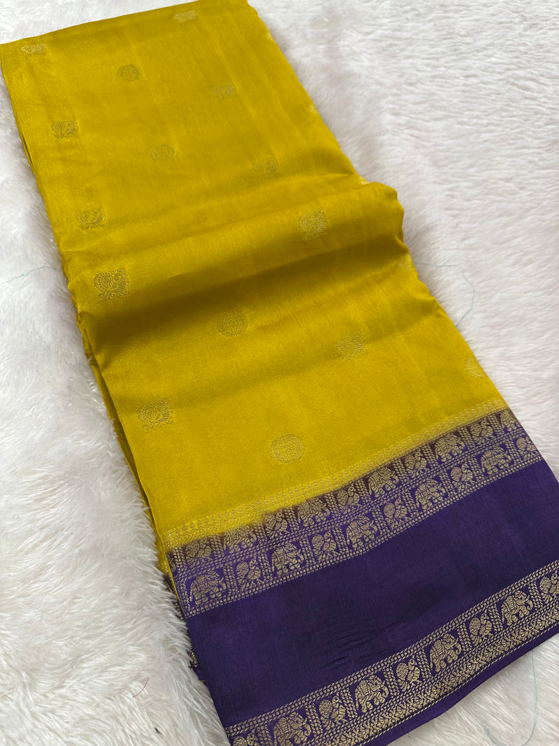 Tussar Viscose Fancy Saree-M19