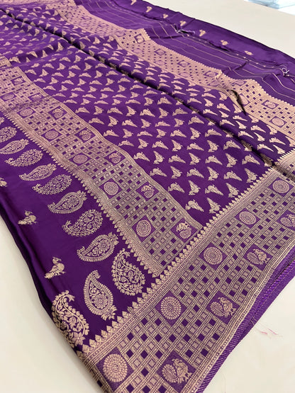 Pure Banarsi Satin Silk