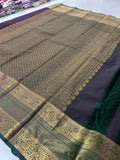 Semi Kanchi Silk Saree-J24