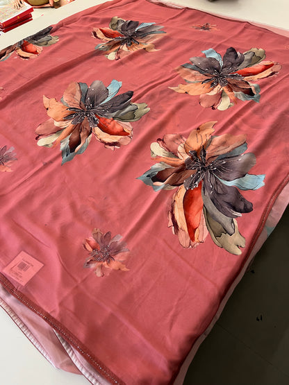 Crape Chiffon Small Butta