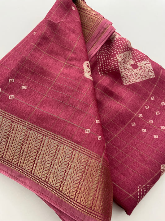 Ju13 Tussar Silk