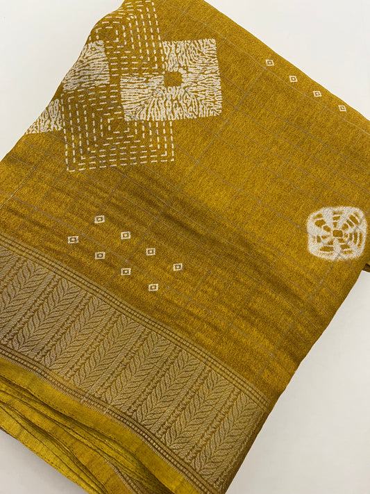 Ju13 Tussar Silk