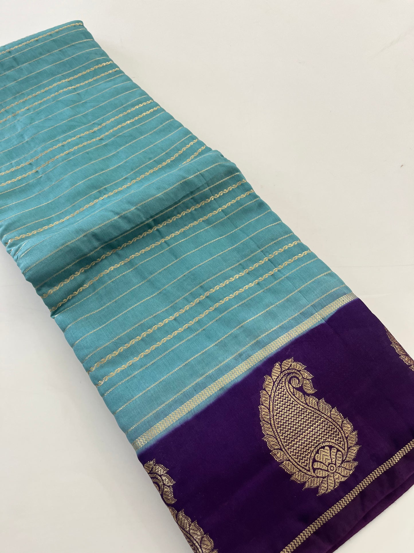 Semi Mysore silk new design