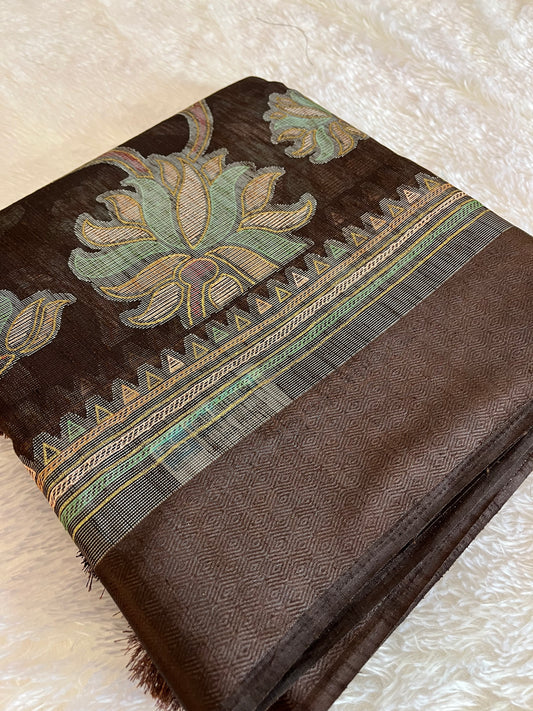 Linen chiffon