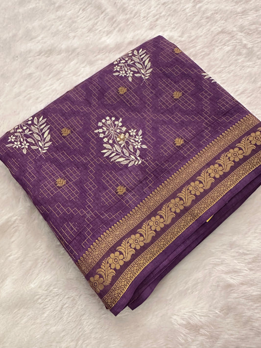 Tussar Chiffon-J6