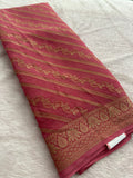 Designer Dupion Silk Saree – Baby Pink AU26