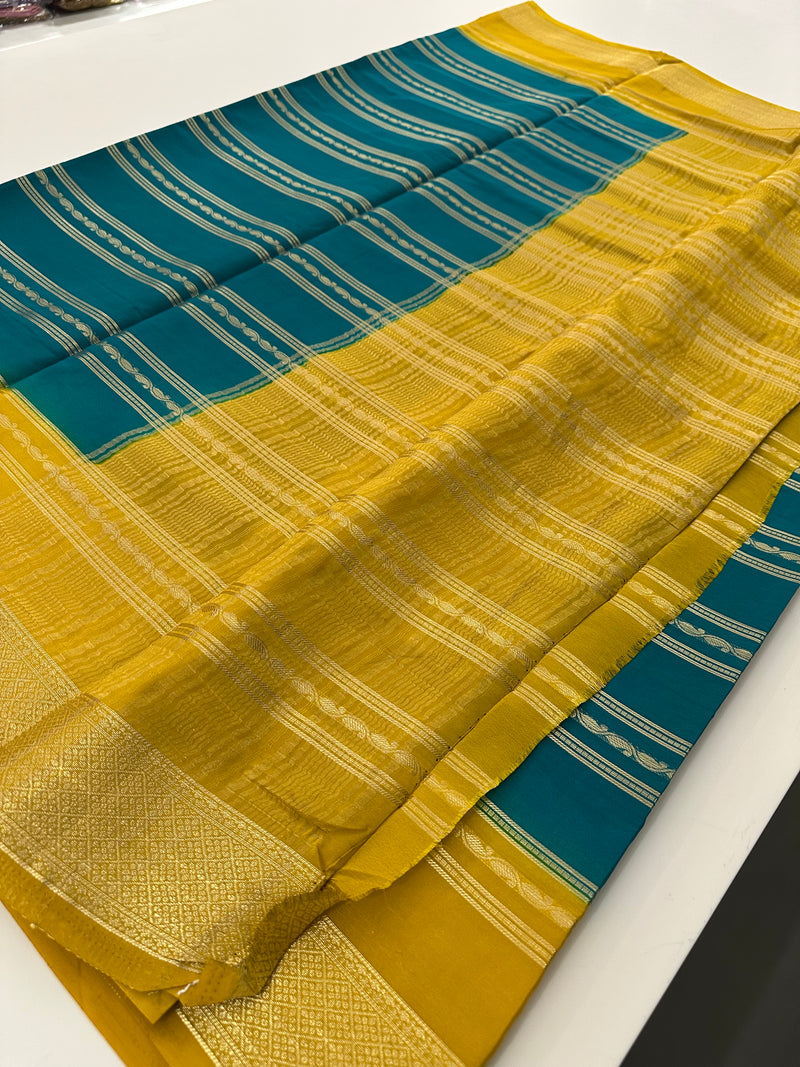 Semi Crepe Fancy Sarees🌹AU18