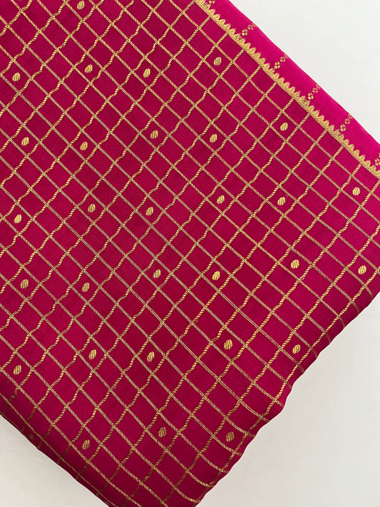 Pure Crepe Mysore Silk120 GSM